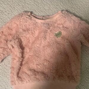 Juicy Couture Kids Blush Fuzzy Sweater